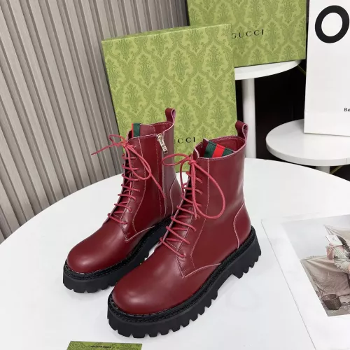 Wholesale Gucci Boots For Women #1275244 $108.00 USD, Wholesale Quality Replica Gucci Boots