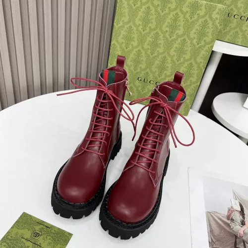 Replica Gucci Boots For Women #1275244 $108.00 USD for Wholesale