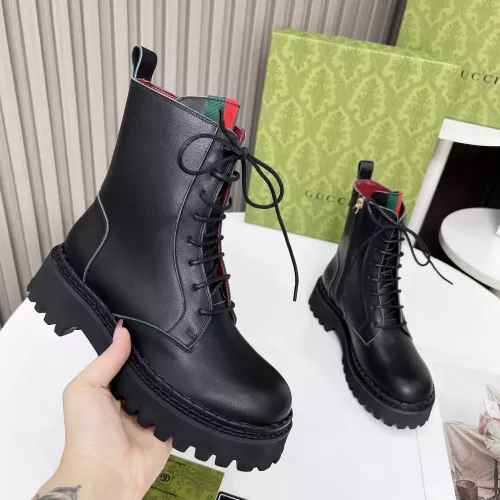 Replica Gucci Boots For Women #1275245 $108.00 USD for Wholesale