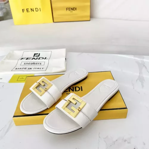 Wholesale Fendi Slippers For Women #1275263 $100.00 USD, Wholesale Quality Replica Fendi Slippers