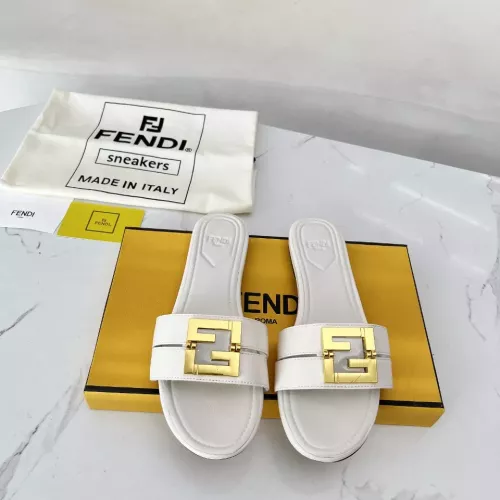 Replica Fendi Slippers For Women #1275263 $100.00 USD for Wholesale