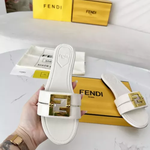 Replica Fendi Slippers For Women #1275263 $100.00 USD for Wholesale