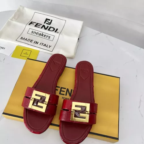 Replica Fendi Slippers For Women #1275266 $100.00 USD for Wholesale