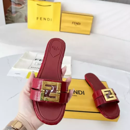 Replica Fendi Slippers For Women #1275266 $100.00 USD for Wholesale