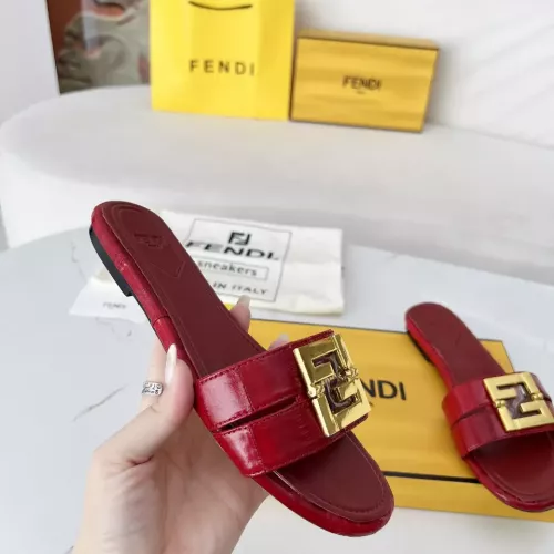 Replica Fendi Slippers For Women #1275266 $100.00 USD for Wholesale