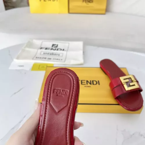 Replica Fendi Slippers For Women #1275266 $100.00 USD for Wholesale