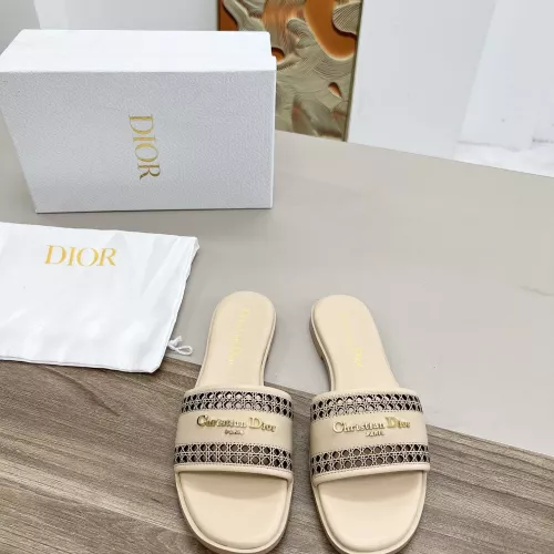 Replica Christian Dior Slippers For Women #1275275 $82.00 USD for Wholesale