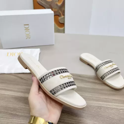 Replica Christian Dior Slippers For Women #1275278 $82.00 USD for Wholesale