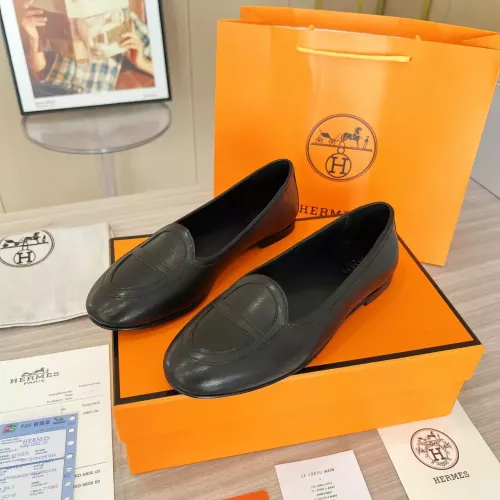 Wholesale Hermes Leather Shoes For Women #1275336 $108.00 USD, Wholesale Quality Replica Hermes Leather Shoes