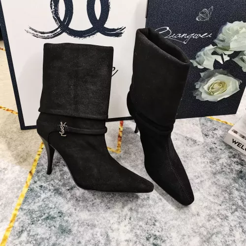 Wholesale Yves Saint Laurent YSL Boots For Women #1275342 $162.00 USD, Wholesale Quality Replica Yves Saint Laurent YSL Boots