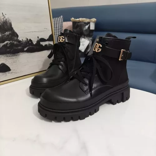 Wholesale Dolce &amp; Gabbana D&amp;G Boots For Women #1275343 $135.00 USD, Wholesale Quality Replica Dolce &amp; Gabbana D&amp;G Boots