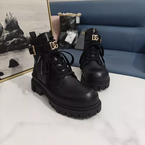 Replica Dolce & Gabbana D&G Boots For Women #1275343 $135.00 USD for Wholesale