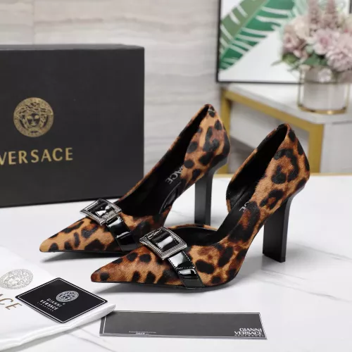 Wholesale Versace High-Heeled Shoes For Women #1275359 $118.00 USD, Wholesale Quality Replica Versace High-Heeled Shoes