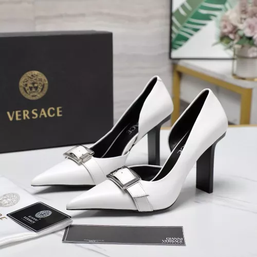 Wholesale Versace High-Heeled Shoes For Women #1275360 $118.00 USD, Wholesale Quality Replica Versace High-Heeled Shoes