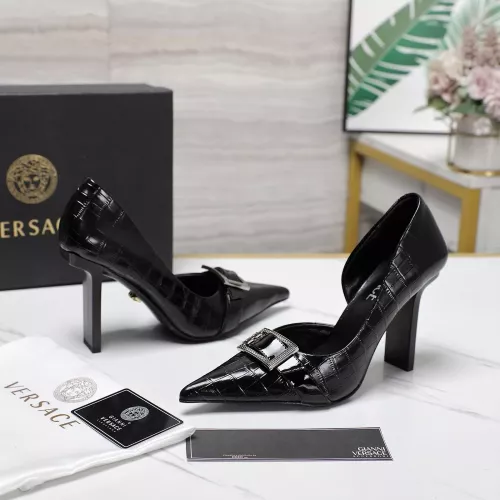 Wholesale Versace High-Heeled Shoes For Women #1275363 $118.00 USD, Wholesale Quality Replica Versace High-Heeled Shoes