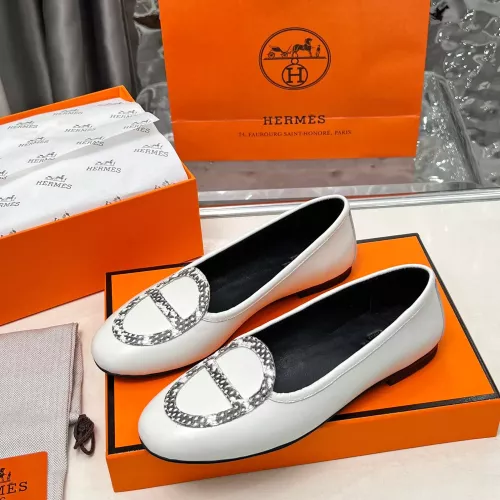 Wholesale Hermes Leather Shoes For Women #1275409 $108.00 USD, Wholesale Quality Replica Hermes Leather Shoes