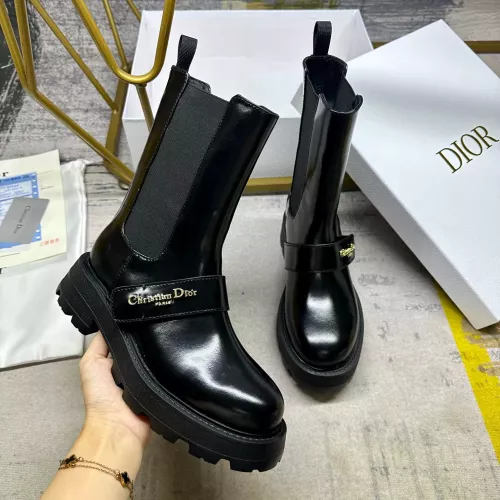 Replica Christian Dior Boots For Women #1275412 $115.00 USD for Wholesale