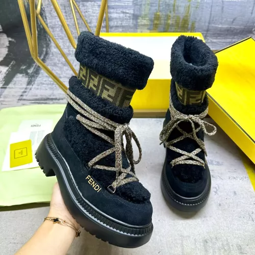 Wholesale Fendi Fashion Boots For Women #1275419 $125.00 USD, Wholesale Quality Replica Fendi Fashion Boots