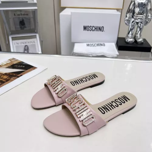 Wholesale Moschino Slippers For Women #1275425 $72.00 USD, Wholesale Quality Replica Moschino Slippers