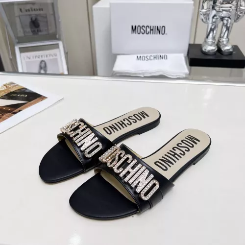 Wholesale Moschino Slippers For Women #1275431 $72.00 USD, Wholesale Quality Replica Moschino Slippers