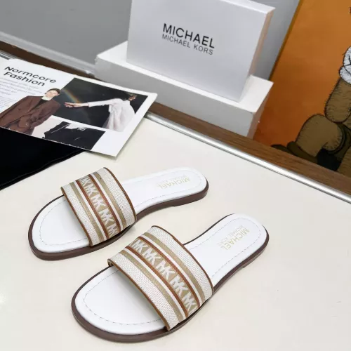 Wholesale Michael Kors Slippers For Women #1275432 $82.00 USD, Wholesale Quality Replica Michael Kors Slippers