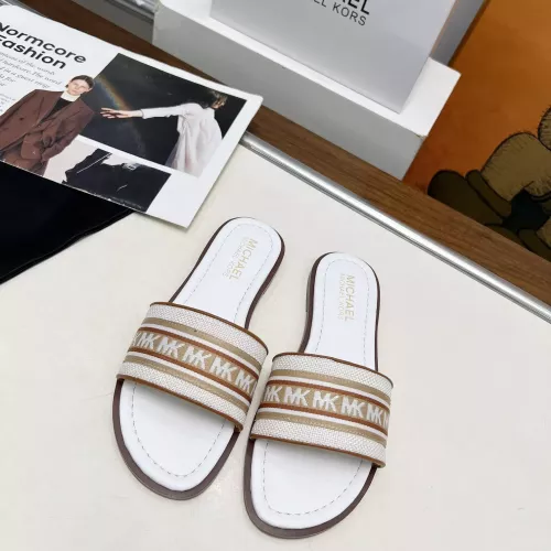 Replica Michael Kors Slippers For Women #1275432 $82.00 USD for Wholesale