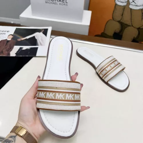 Replica Michael Kors Slippers For Women #1275432 $82.00 USD for Wholesale