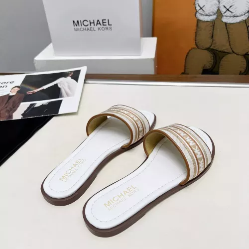 Replica Michael Kors Slippers For Women #1275432 $82.00 USD for Wholesale