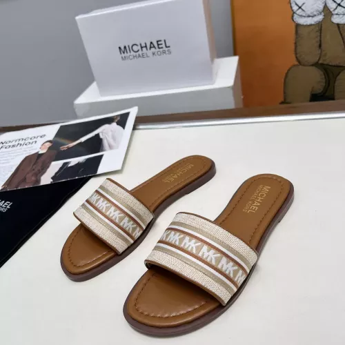 Wholesale Michael Kors Slippers For Women #1275433 $82.00 USD, Wholesale Quality Replica Michael Kors Slippers