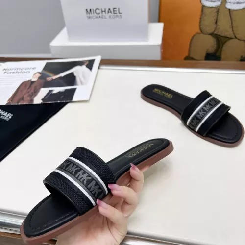 Replica Michael Kors Slippers For Women #1275435 $82.00 USD for Wholesale