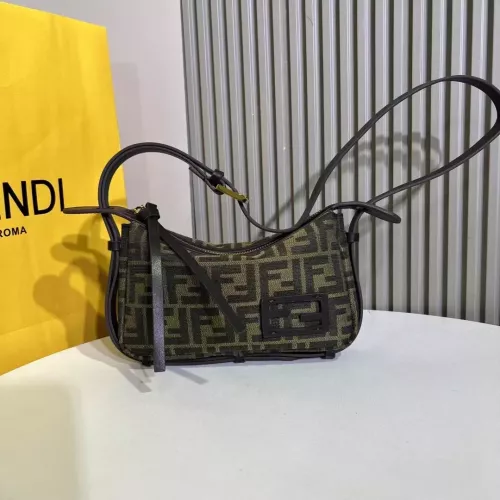 Wholesale Fendi AAA Quality Shoulder Bags For Women #1275436 $145.00 USD, Wholesale Quality Replica Fendi AAA Quality Shoulder Bags