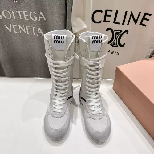 Replica MIU MIU Boots For Women #1275504 $112.00 USD for Wholesale