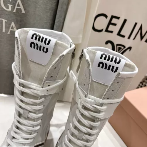 Replica MIU MIU Boots For Women #1275504 $112.00 USD for Wholesale