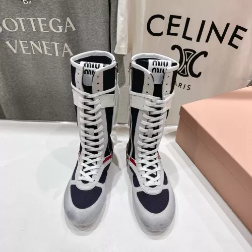 Replica MIU MIU Boots For Women #1275505 $112.00 USD for Wholesale