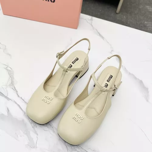 Replica MIU MIU Sandal For Women #1275551 $85.00 USD for Wholesale