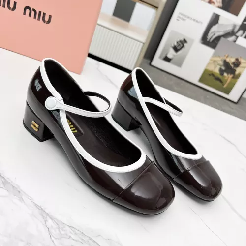 Wholesale MIU MIU High-Heeled Shoes For Women #1275558 $92.00 USD, Wholesale Quality Replica MIU MIU High-Heeled Shoes