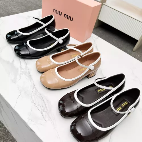 Replica MIU MIU High-Heeled Shoes For Women #1275558 $92.00 USD for Wholesale