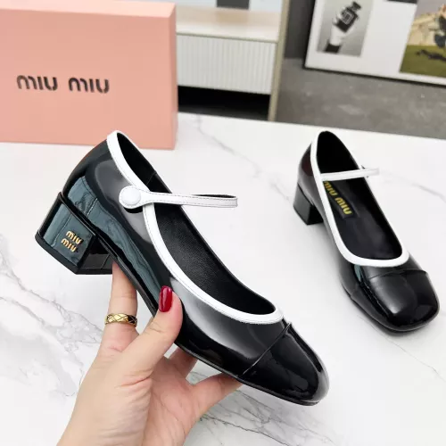 Replica MIU MIU High-Heeled Shoes For Women #1275559 $92.00 USD for Wholesale