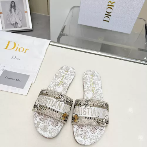 Replica Christian Dior Slippers For Women #1275569 $82.00 USD for Wholesale