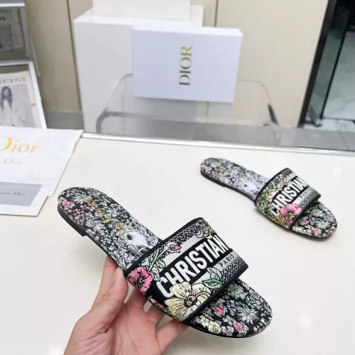 Replica Christian Dior Slippers For Women #1275572 $82.00 USD for Wholesale