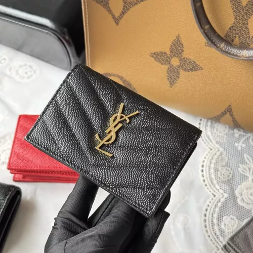 Wholesale Yves Saint Laurent AAA Quality Wallets For Women #1275593 $85.00 USD, Wholesale Quality Replica Yves Saint Laurent AAA Wallets