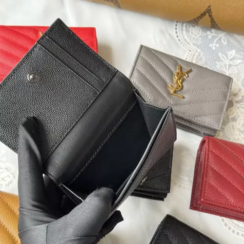 Replica Yves Saint Laurent AAA Quality Wallets For Women #1275594 $85.00 USD for Wholesale