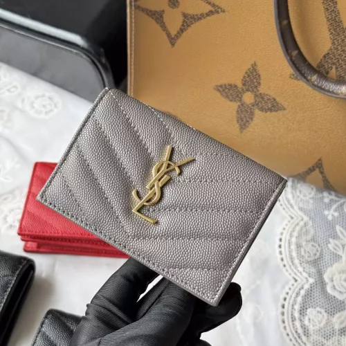 Wholesale Yves Saint Laurent AAA Quality Wallets For Women #1275595 $85.00 USD, Wholesale Quality Replica Yves Saint Laurent AAA Wallets