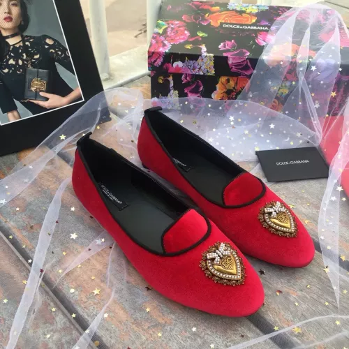 Wholesale Dolce &amp; Gabbana D&amp;G Flat Shoes For Women #1275600 $130.00 USD, Wholesale Quality Replica DKNY Boots