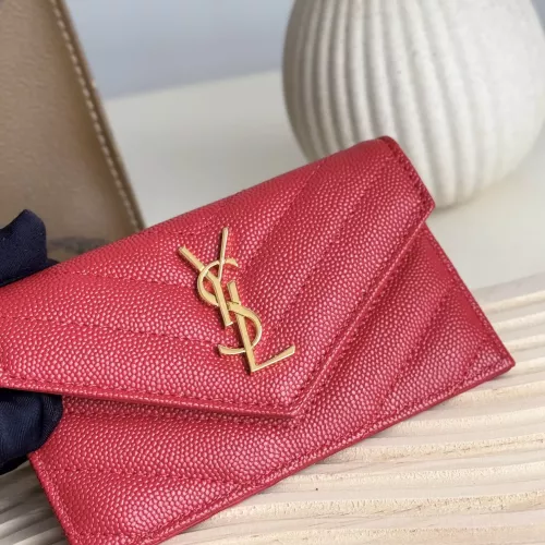 Wholesale Yves Saint Laurent AAA Quality Card Case For Women #1275616 $80.00 USD, Wholesale Quality Replica Yves Saint Laurent AAA Wallets