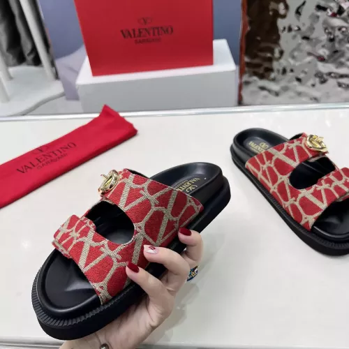 Replica Valentino Slippers For Women #1275617 $85.00 USD for Wholesale