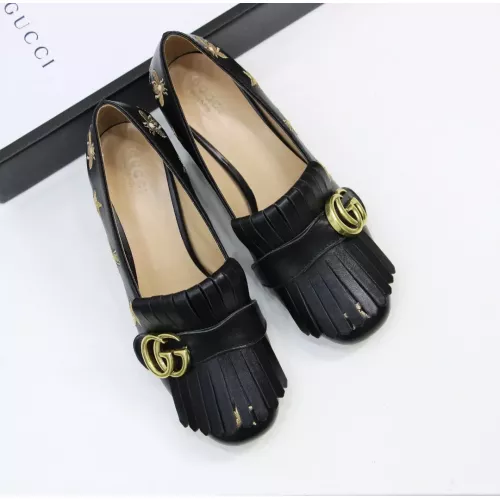 Replica Gucci High-Heeled Shoes For Women #1275736 $98.00 USD for Wholesale