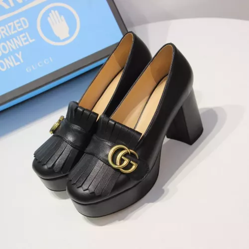 Wholesale Gucci High-Heeled Shoes For Women #1275738 $100.00 USD, Wholesale Quality Replica Gucci High-Heeled Shoes