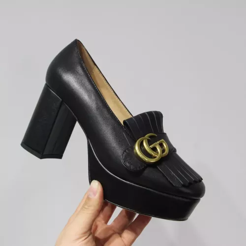 Replica Gucci High-Heeled Shoes For Women #1275738 $100.00 USD for Wholesale