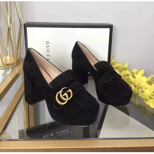 Wholesale Gucci High-Heeled Shoes For Women #1275743 $100.00 USD, Wholesale Quality Replica Gucci High-Heeled Shoes